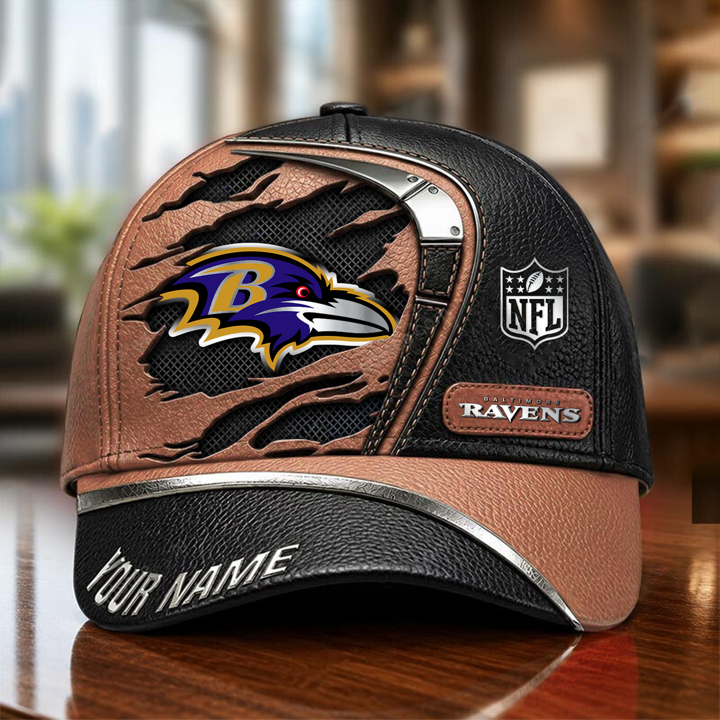 BAL x NFL Premium Multicolor 3D Cap 200626