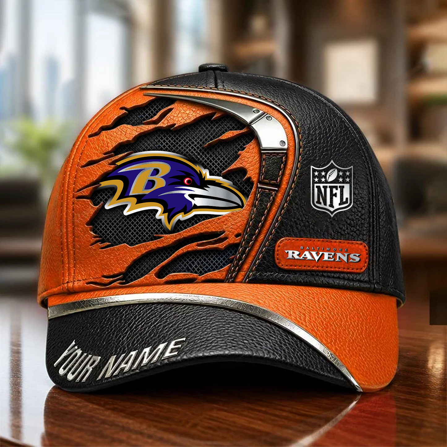 BAL x NFL Premium Multicolor 3D Cap 200626