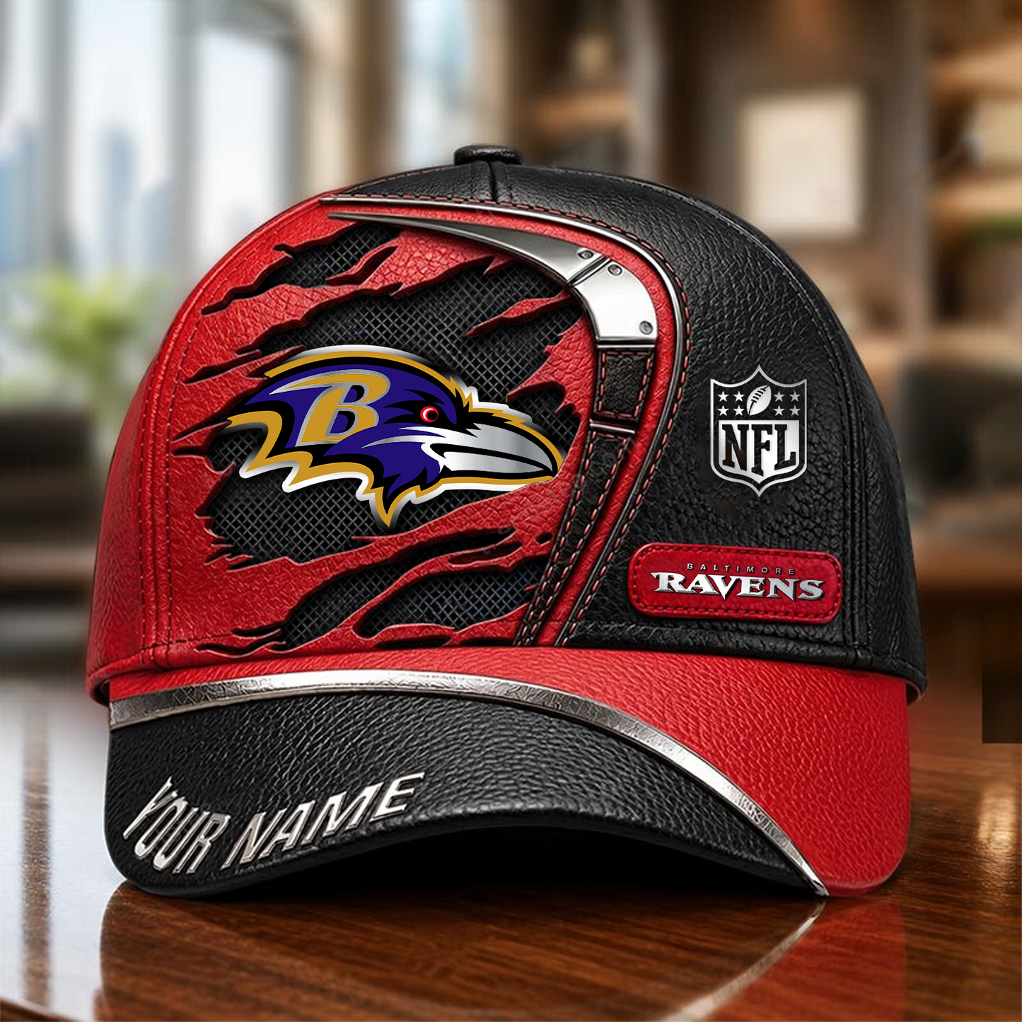 BAL x NFL Premium Multicolor 3D Cap 200626
