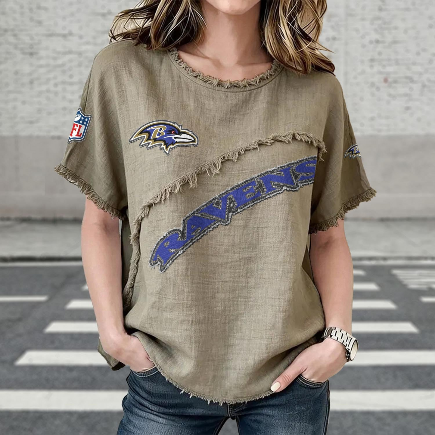 BAL x NFL Womenƒ??s Vintage O-Neck 2905 DatND DVT
