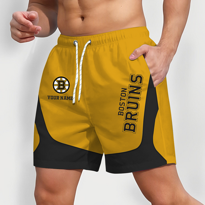 BOS x NHL Team Special Short Pants For Men Custom Name Gifts DATND TANTD 090426