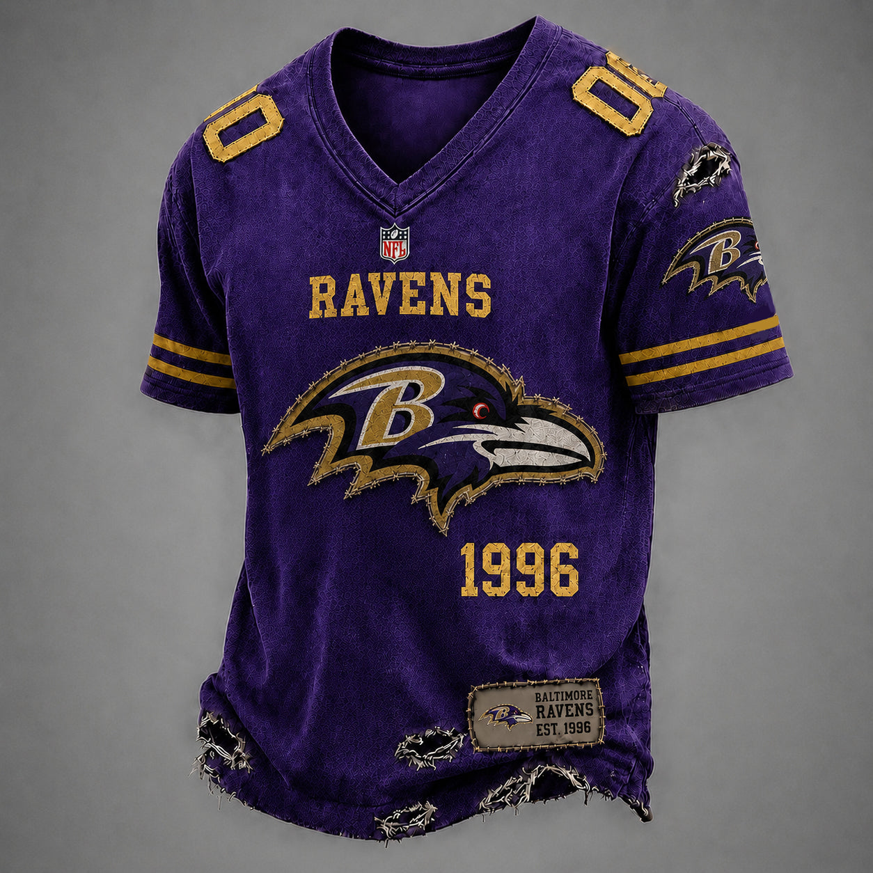 BR x NFL Premium V-neck Shirt 230626