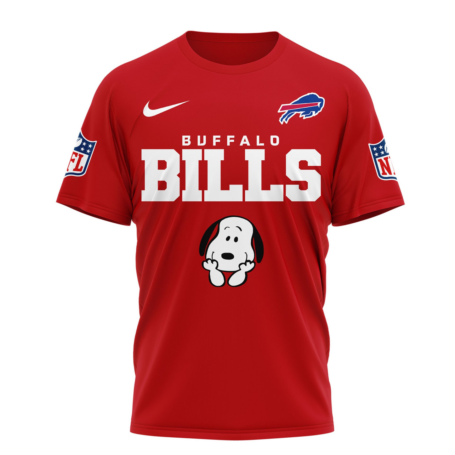 BUF Premium NFL Snoopy America 250 3D Shirt 1706