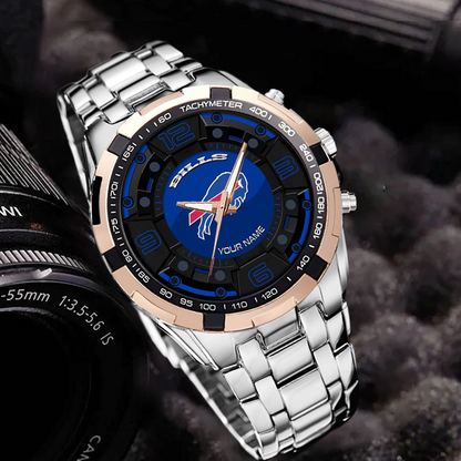 BUF x NFL Stainless Steel Watch DatND DVT