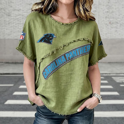 CAR x NFL Womenƒ??s Vintage O-Neck 2905 DatND DVT