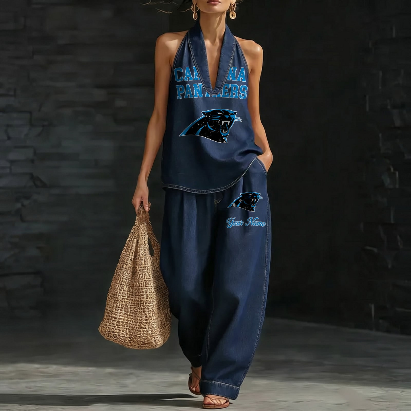 CAR x NFL Women's Vintage Washed Denim Suit DATND TANTD 030626