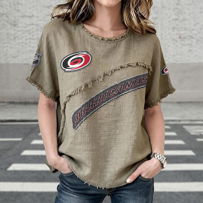 CAR x NHL Womenƒ??s Vintage O-Neck 2905 DatND DVT
