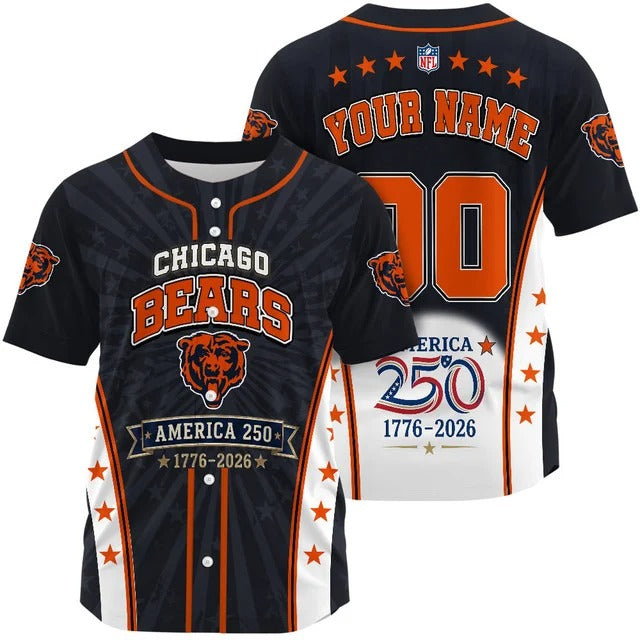 CHI x NFL 250 Years of Freedom 1776-2026 Baseball Jersey 170626