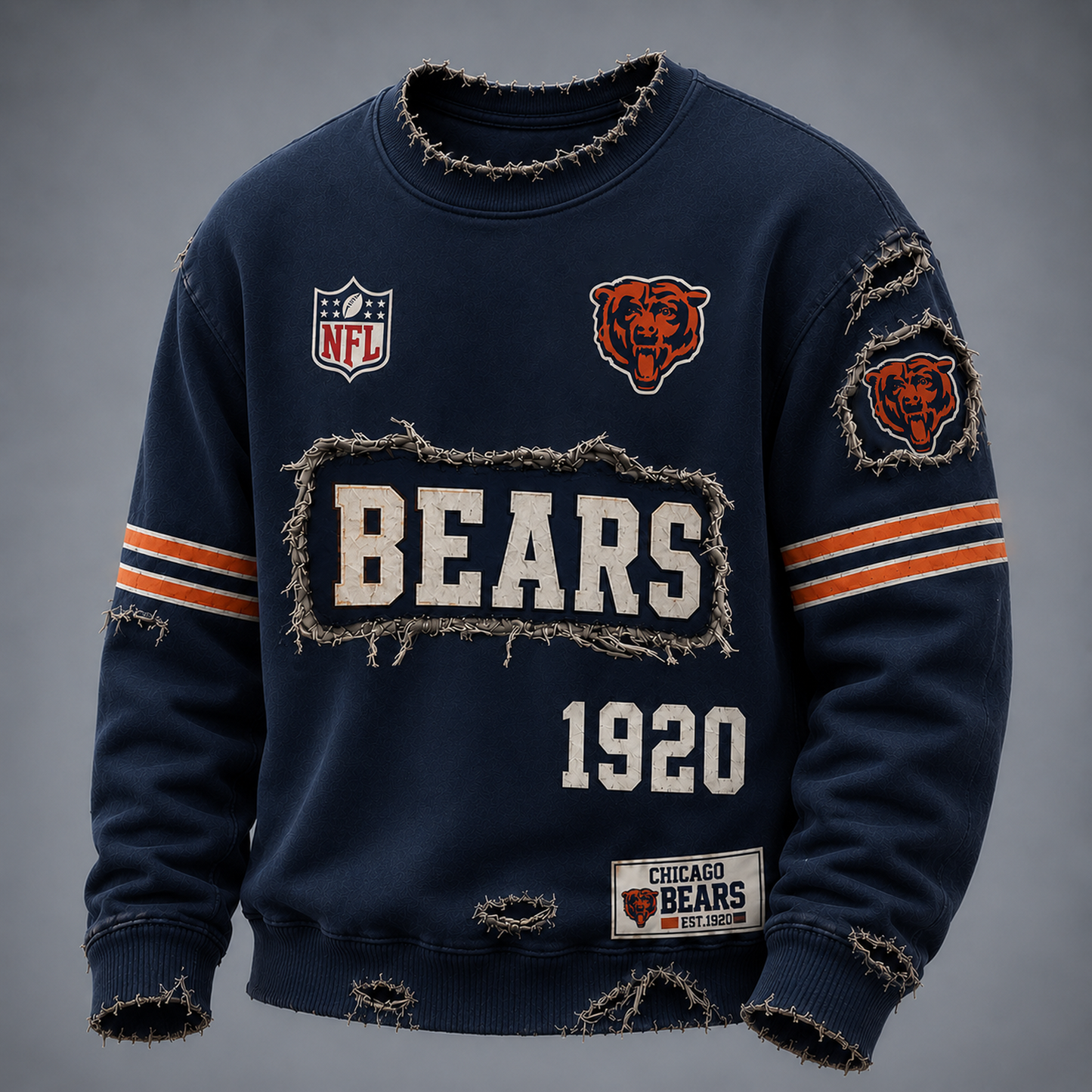 CHI x NFL Luxury Classic Sweatshirt 0606 DatND DVT