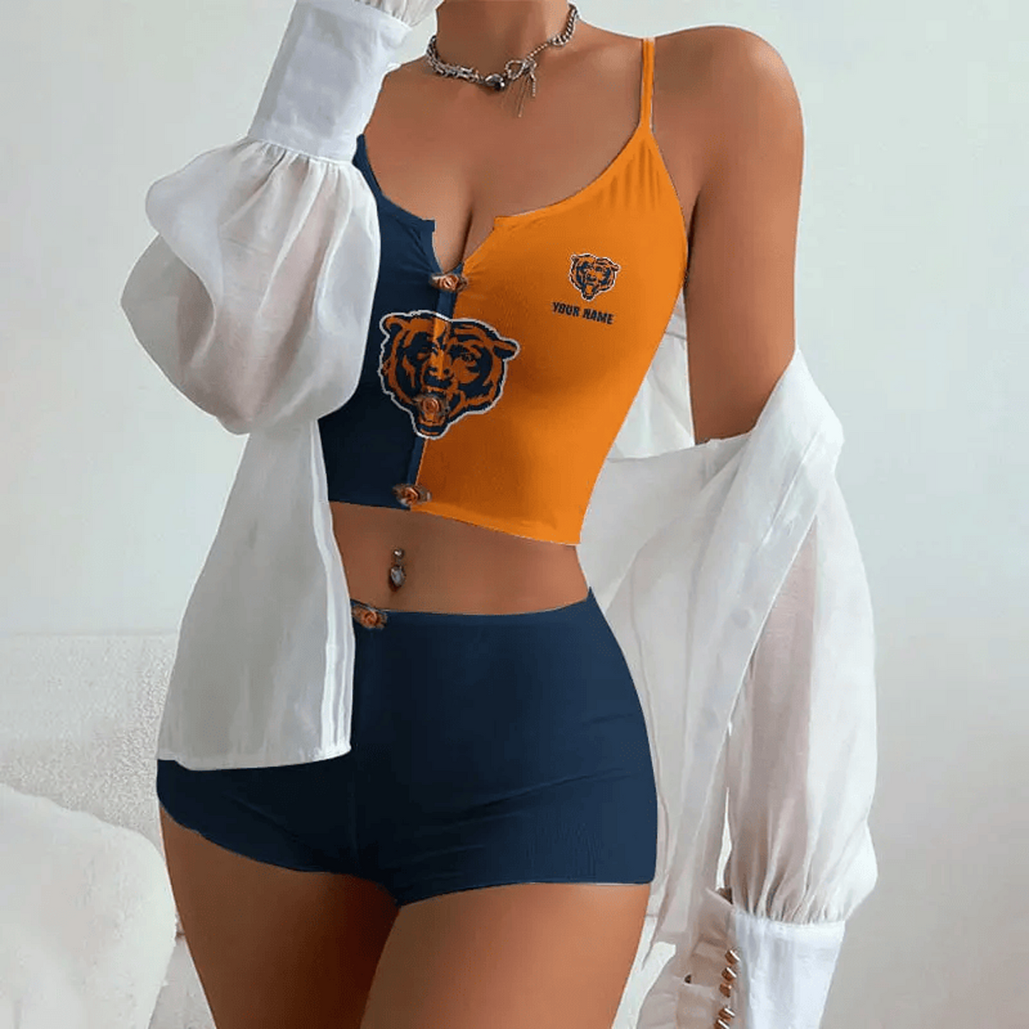 CHI x NFL Summer Full Set Woman Lingerie DATND TANTD
