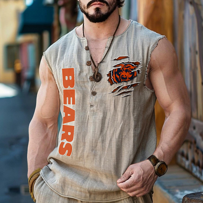 CHI x NFL Tank Tops 2805 DatND DVT