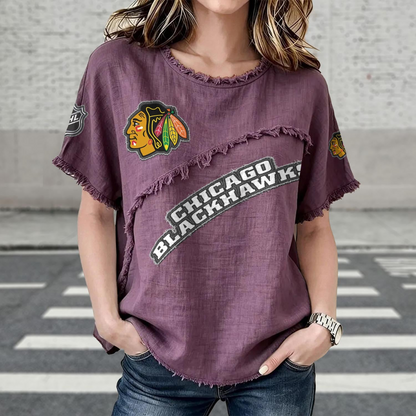 CHI x NHL Womenƒ??s Vintage O-Neck 2905 DatND DVT