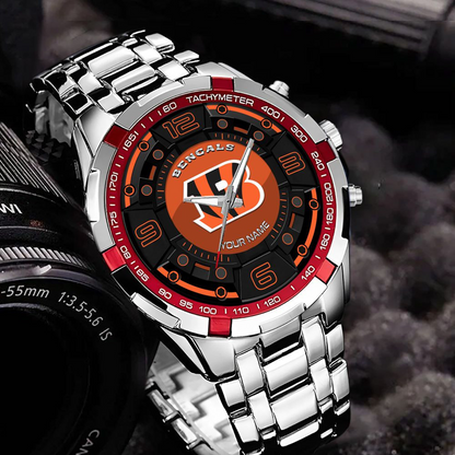 CIN x NFL Stainless Steel Watch DatND DVT
