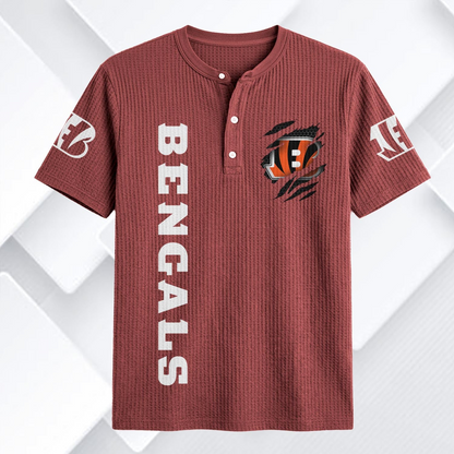 CIN x NFL Waffle Short-Sleeve Shirt 2205 DatND DVT
