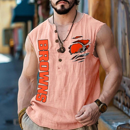 CLE x NFL Tank Tops 2805 DatND DVT