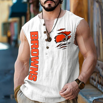 CLE x NFL Tank Tops 2805 DatND DVT