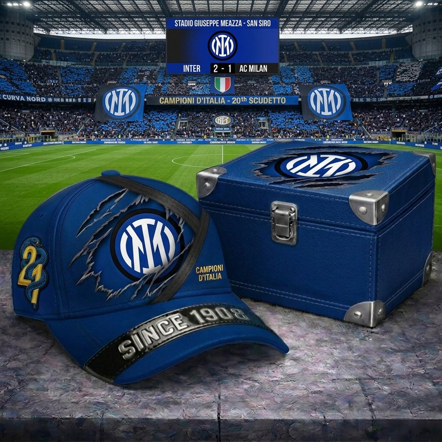Cappello Campioni dƒ??Italia Limited X INTER HAT V4 NDT NHM 070526