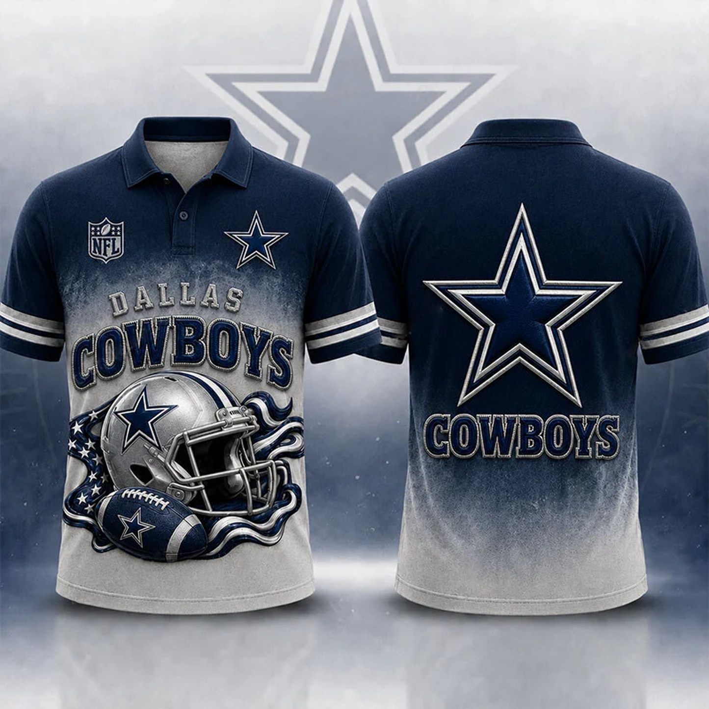 DAL x NFL 3D Shirt 1805 DatND DVT 3