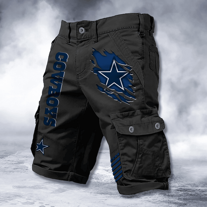 DAL x NFL Cotton Cargo Shorts DATND TANTD 2705