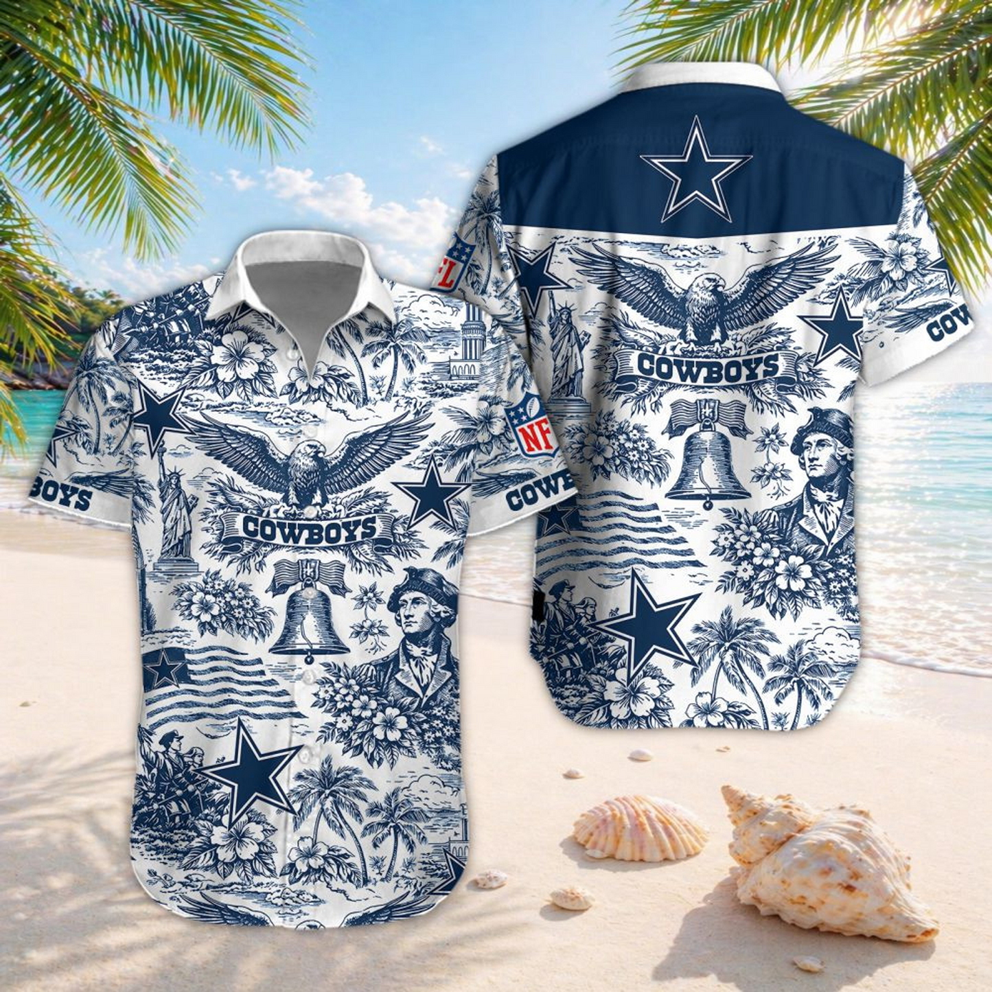 DAL x NFL Hawaiian Shirt 2006