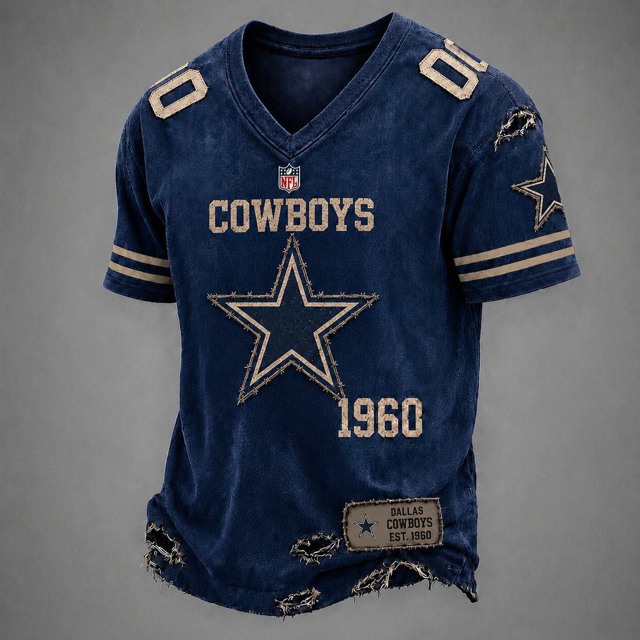 DC x NFL Premium V-neck Shirt 230626