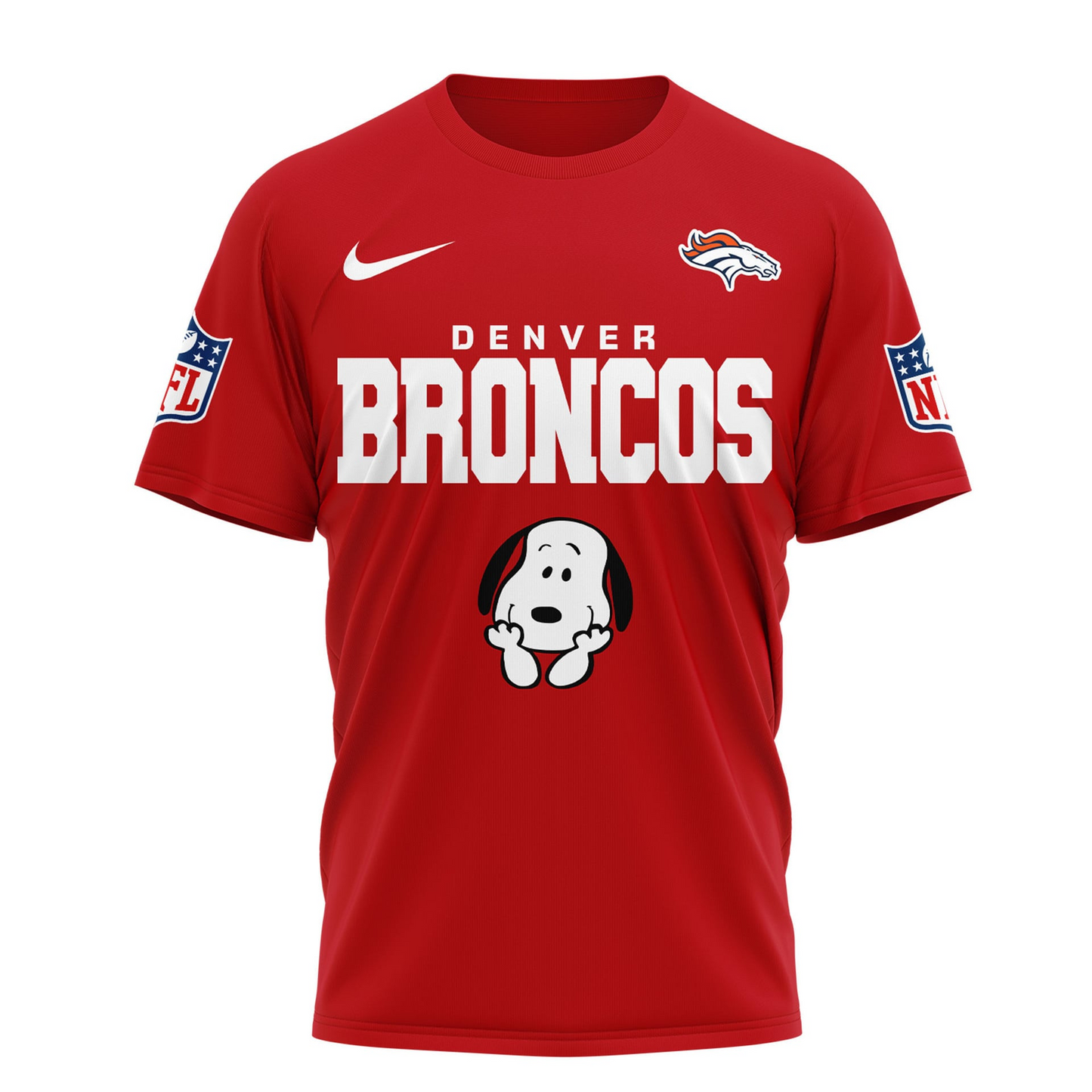 DEN Premium NFL Snoopy America 250 3D Shirt 1706