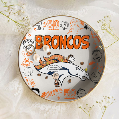 DEN x NFL Premium NFL Snoopy Jewelry Dish 0406 DatND DVT