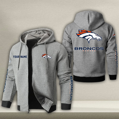 DEN x NFL Quilted Zip Hoodie DatND DVT