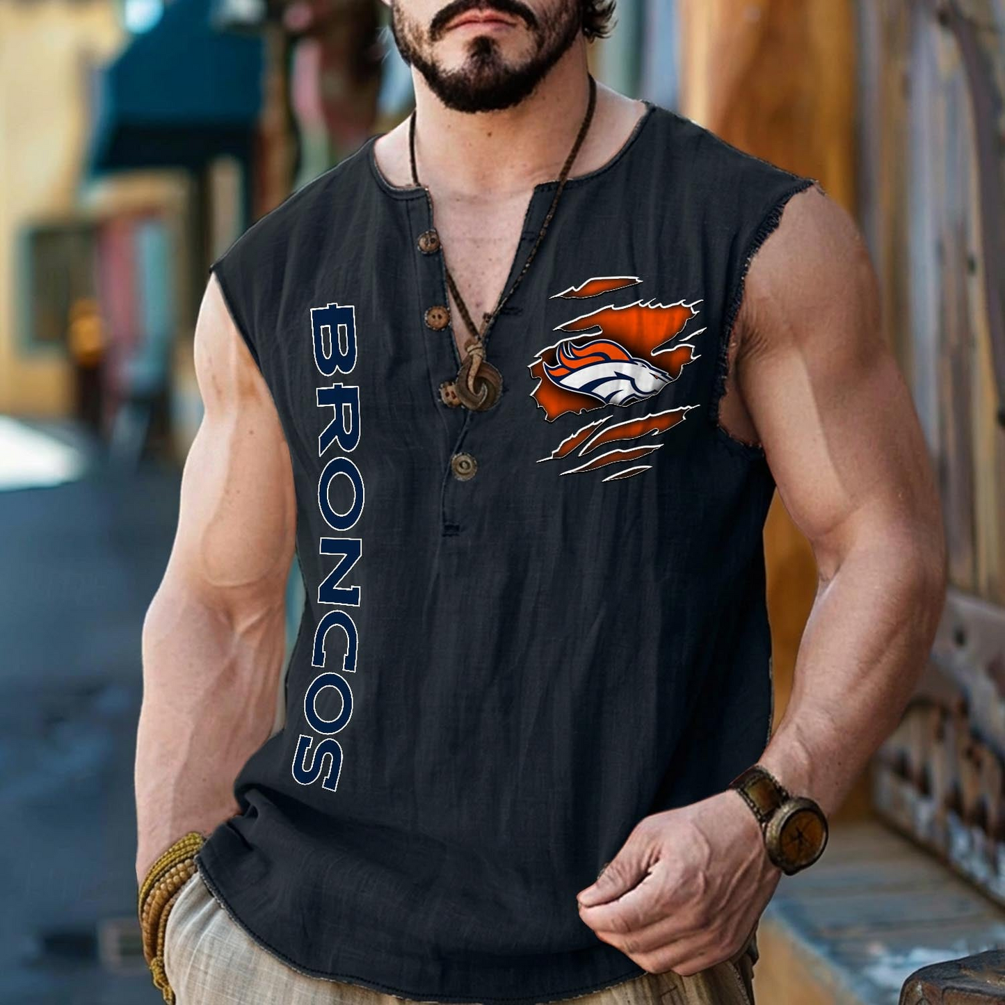 DEN x NFL Tank Tops 2805 DatND DVT