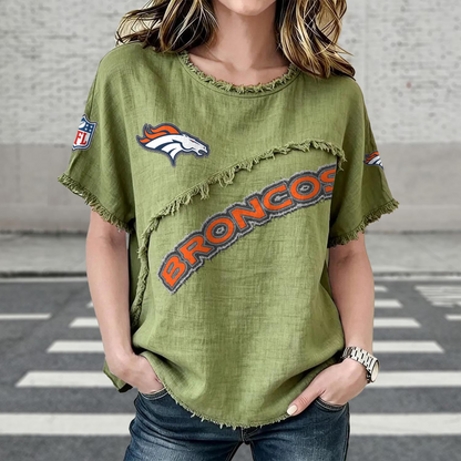 DEN x NFL Womenƒ??s Vintage O-Neck 2905 DatND DVT