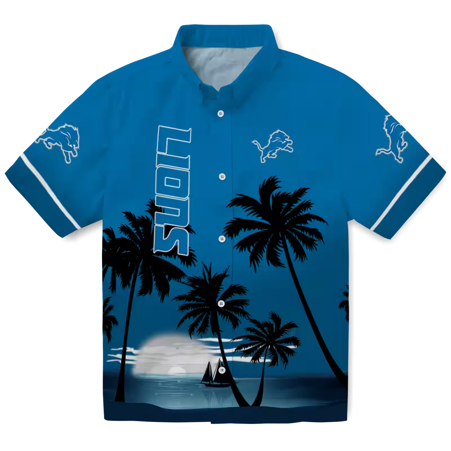 DET x NFL Hawaiian Shirt ƒ?? Beach Sunset DATND TANTD 270526