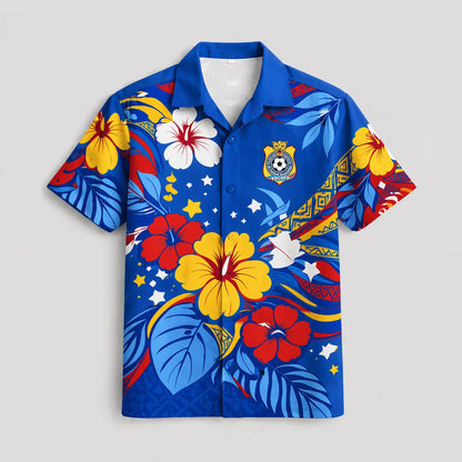 DR Congo World Cup 2026 Floral Hawaiian Shirt PVT02 DATND LBN 90526