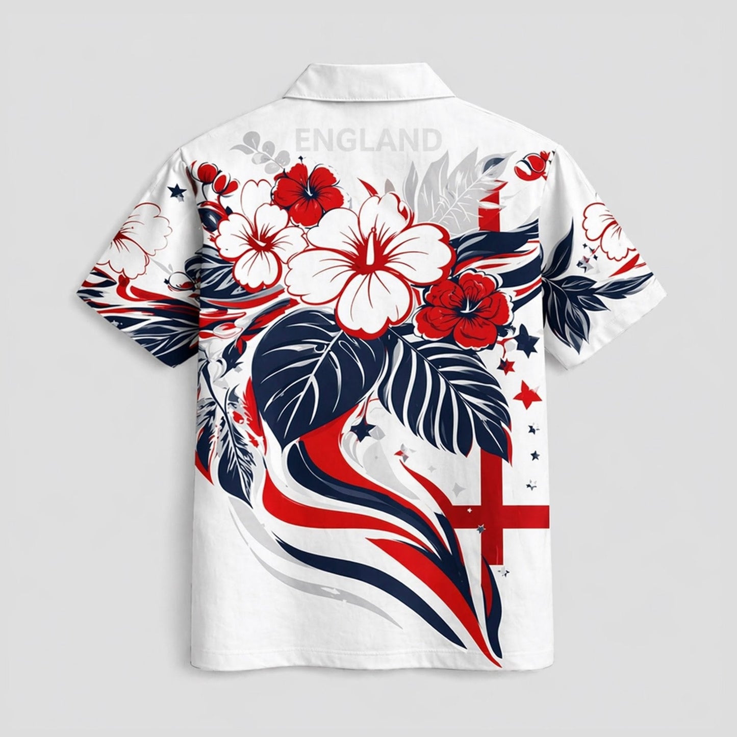 England World Cup 2026 Floral Hawaiian Shirt PVT02 DATND LBN 90526