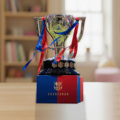 FCB x LaLiga Winners 2526 Custom Shape Acrylic Plaque V4 DATND TANTD 140526