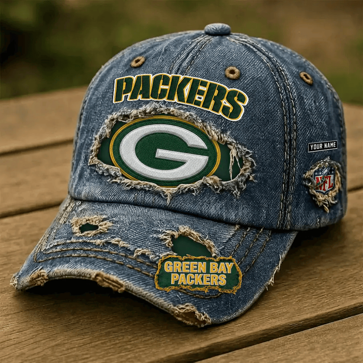 GB x NFL Denim Washed Cap 2805 DatND DVT