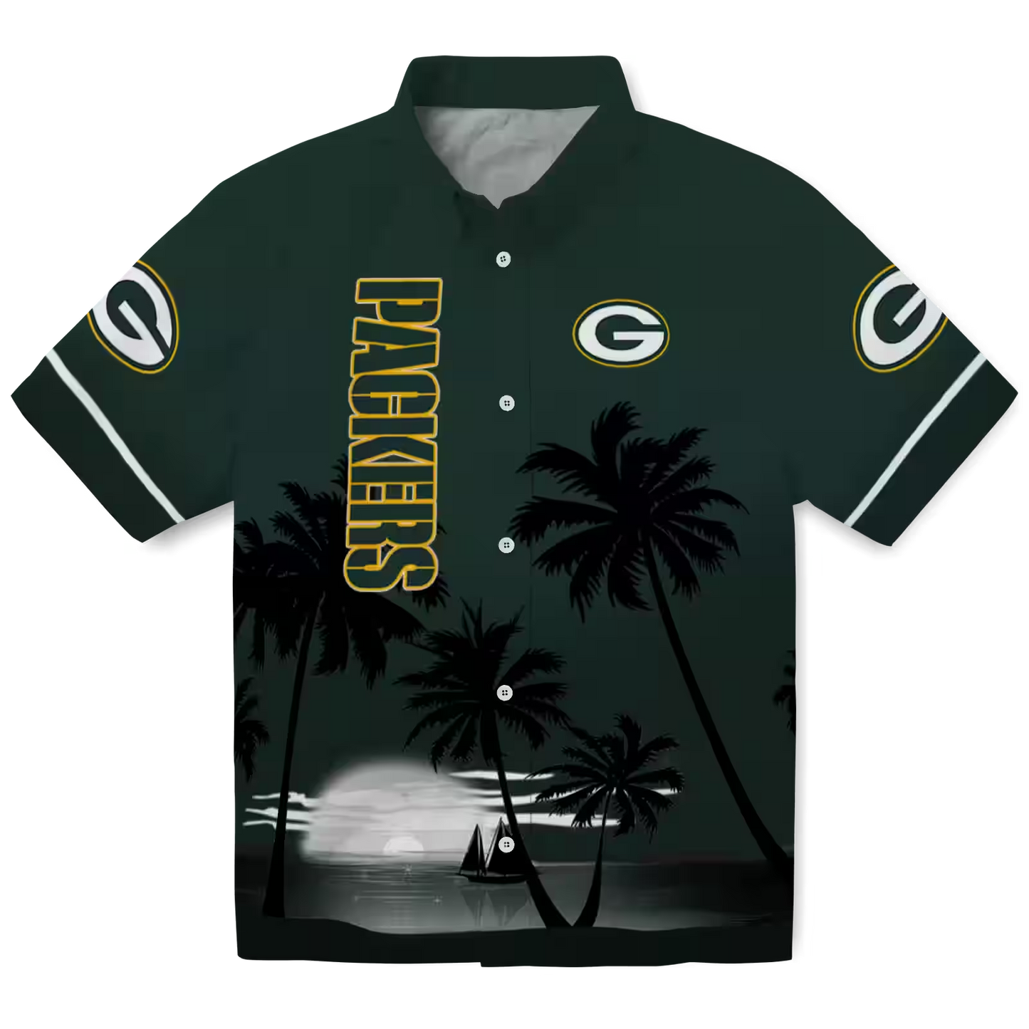 GB x NFL Hawaiian Shirt ƒ?? Beach Sunset DATND TANTD 270526