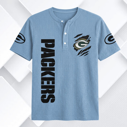 GB x NFL Waffle Short-Sleeve Shirt 2205 DatND DVT
