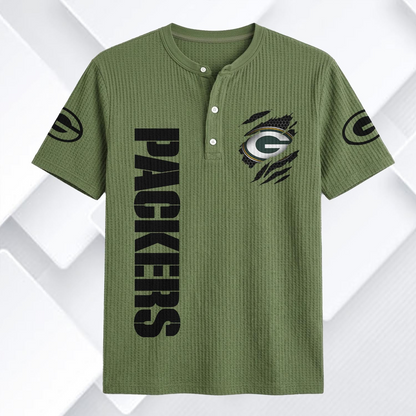 GB x NFL Waffle Short-Sleeve Shirt 2205 DatND DVT