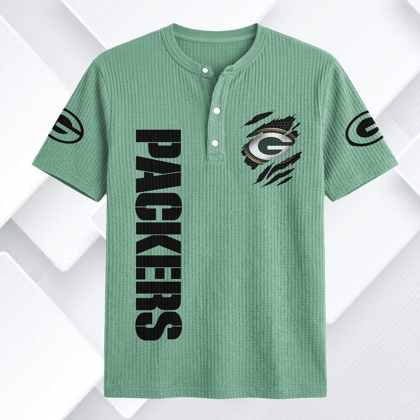 GB x NFL Waffle Short-Sleeve Shirt 2205 DatND DVT