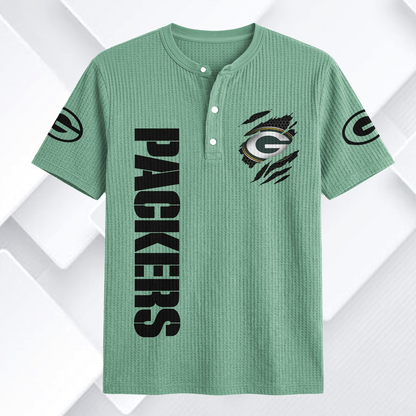 GB x NFL Waffle Short-Sleeve Shirt 2205 DatND DVT
