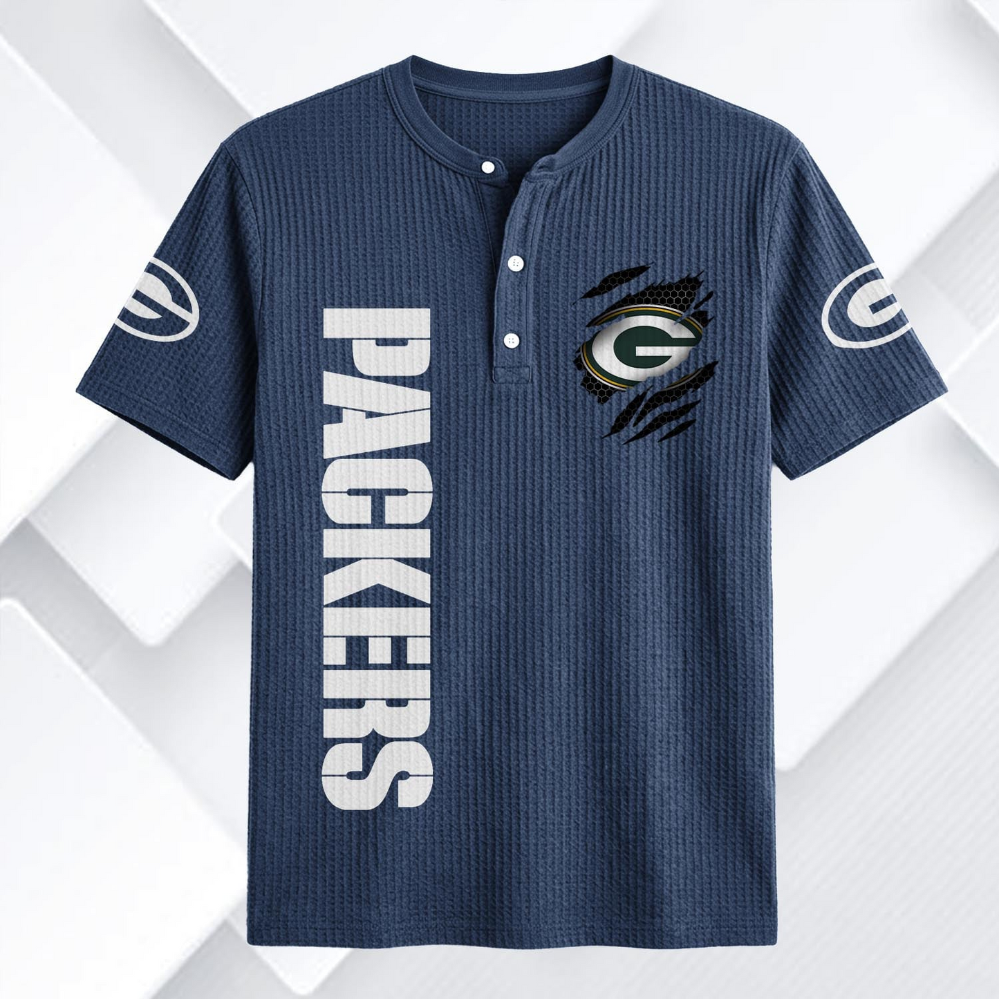 GB x NFL Waffle Short-Sleeve Shirt 2205 DatND DVT
