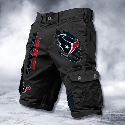 HOU x NFL Cotton Cargo Shorts DATND TANTD 2705