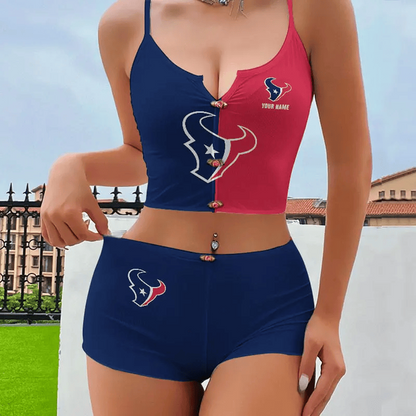 HOU x NFL Summer Full Set Woman Lingerie DATND TANTD