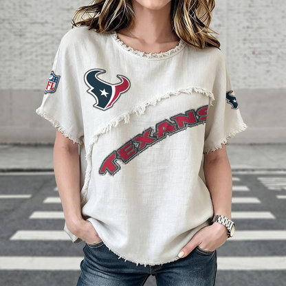 HOU x NFL Womenƒ??s Vintage O-Neck 2905 DatND DVT