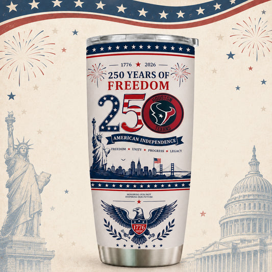 HT x NFL 250th Anniversary Special Tumbler for Football Fans 170626