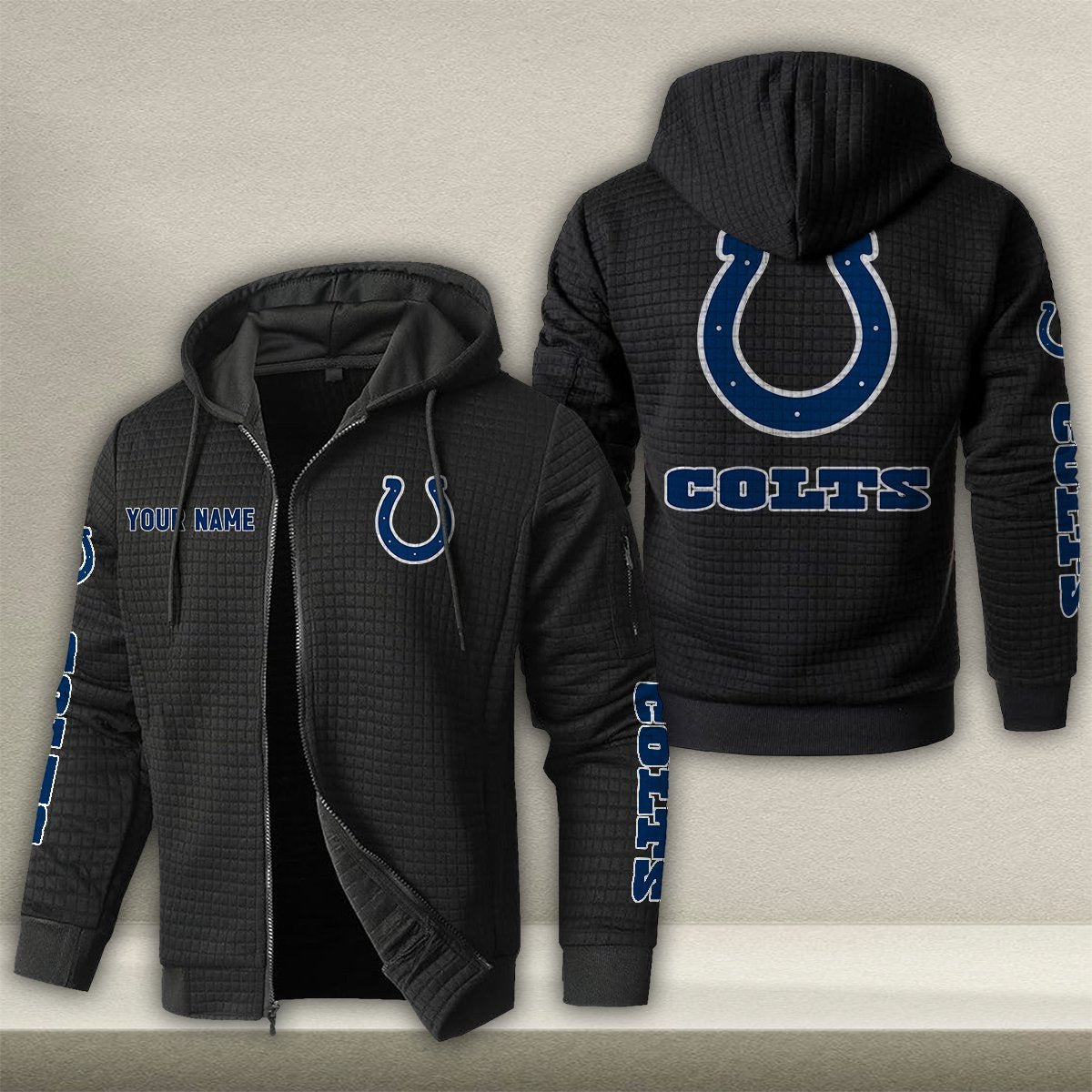 IND x NFL Quilted Zip Hoodie DatND DVT
