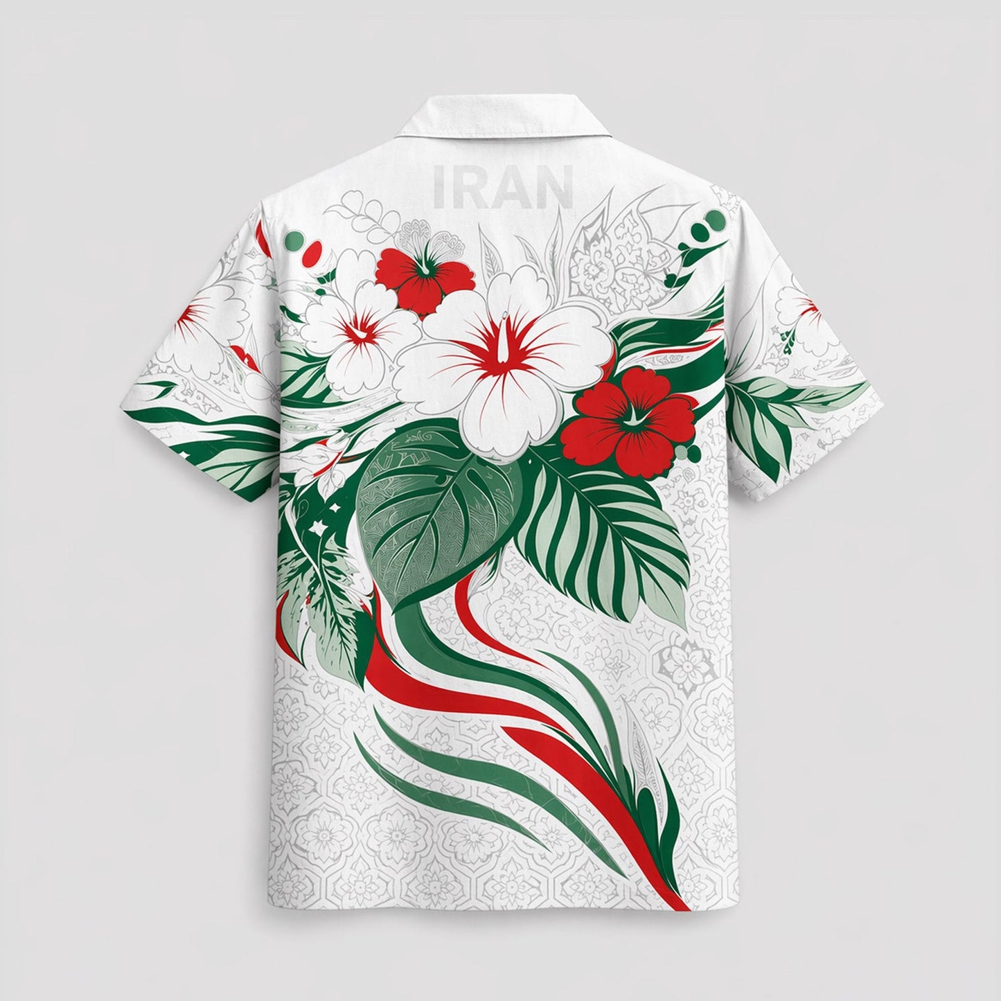 Iran World Cup 2026 Floral Hawaiian Shirt PVT02 DATND LBN 90526