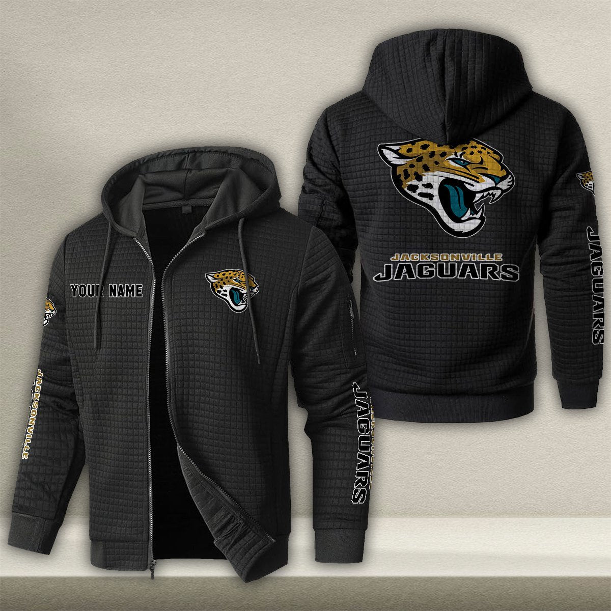 JAC x NFL Quilted Zip Hoodie DatND DVT
