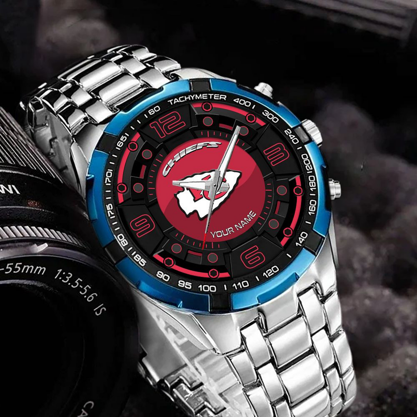 KC x NFL Stainless Steel Watch DatND DVT