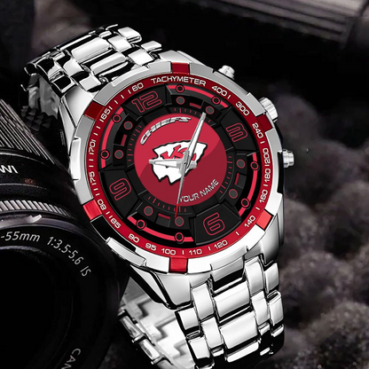 KC x NFL Stainless Steel Watch DatND DVT